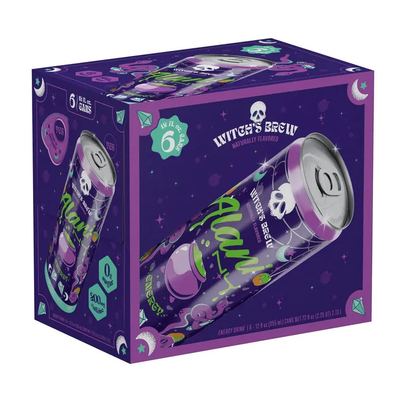 Witch’s Brew Sugar-Free Energy Drink  12-Fl-Oz Cans, 6-Count