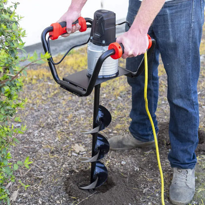 XtremepowerUS 1500W Post Hole Digger  Earth Auger for Fencing and Landscaping Projects