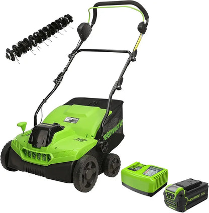 Greenworks 24V Cordless Brushless Lawn Mower Kit — Includes 4.0Ah Battery & Charger