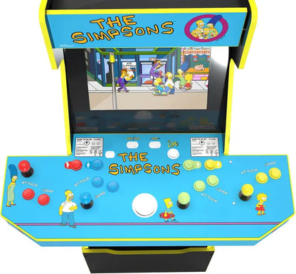 Arcade1Up The Simpsons 30th Anniversary Arcade  Collector’s Edition with Stool & Tin Packaging