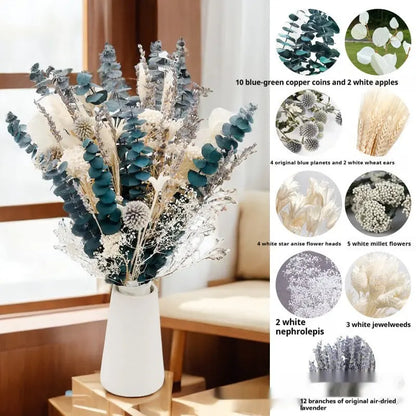 Curated Dried Flower Bouquet  Rustic Botanical Arrangement for Home & Wedding Spaces