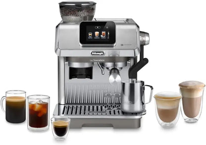 De’Longhi La Specialista Touch Espresso Machine  Integrated Grinder, Cold Brew & Iced Mode, 10 Presets, Italian Craftsmanship
