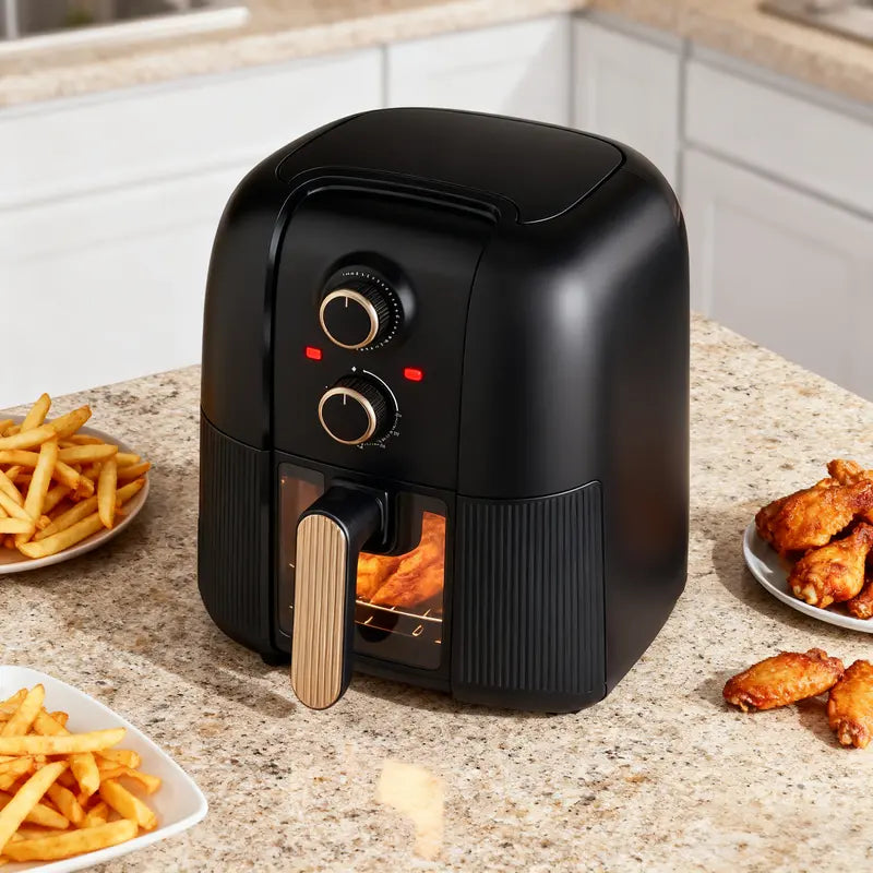 10L Dual-Zone Mechanical Air Fryer  Independent Temperature Control
