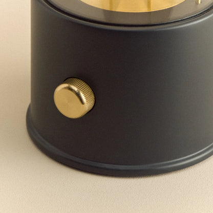 The Muse 2.0 Portable Lamp in Hackles Black