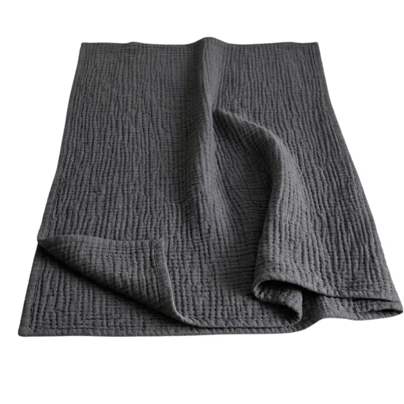 All-Season Muslin Cotton Blanket  Lightweight, Packable & Ideal for Travel or Lounging