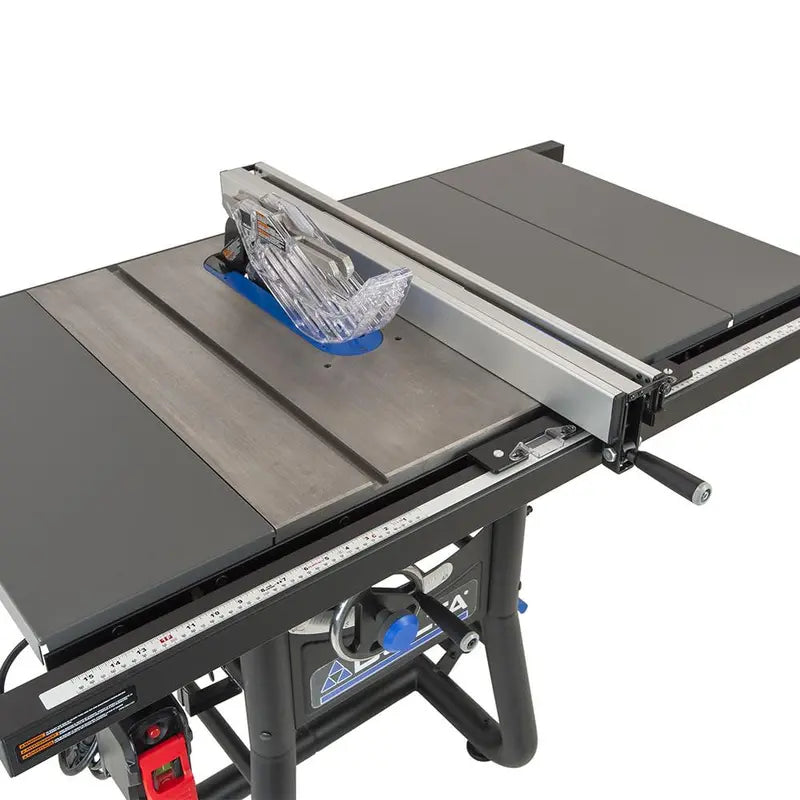 Delta 10 Contractor Table Saw with 52 Rip Capacity and Cast Iron Extension Wings