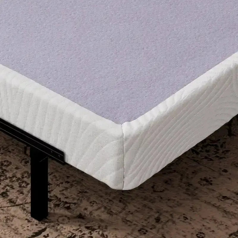 ZINUS Priage 4-Inch Bamboo Box Spring  Eco-Friendly Foundation for Mattresses