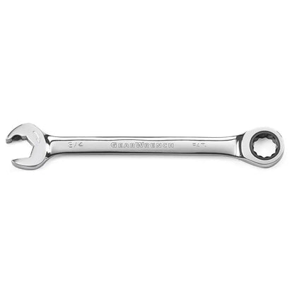 GEARWRENCH 8 Pc 12 Point Open End Ratcheting Combination SAE Wrench Set