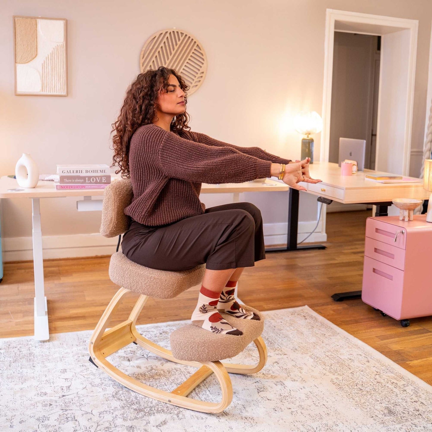 Chaise assis genoux ergonomique - MOOVE Bouclette