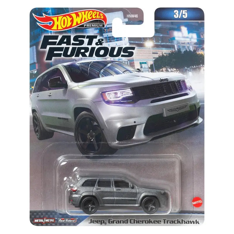 2023 Hot Wheels Fast and Furious Premium Set of 5, 1/64 Diecast Model Cars HNW46-956A