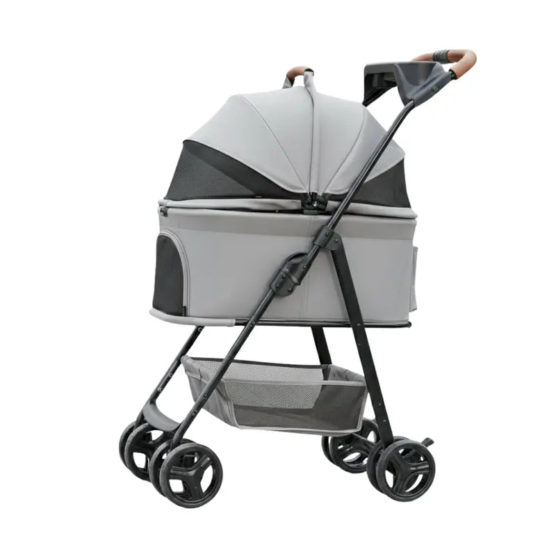 Convertible Car Carrier with Integrated Litter Compartment (24″ x 17″ x 17″)