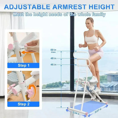 Compact Folding Stair Stepper for Cardio Training and Home Gym Use