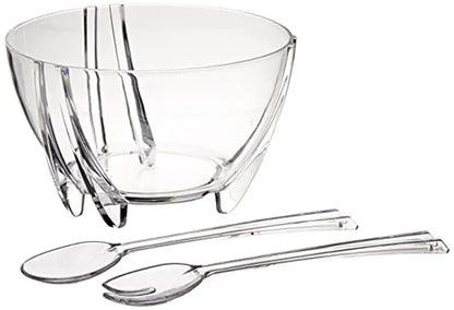Prodyne Illusions Salad Bowl Servers 6Qt Shatterproof  SB3C