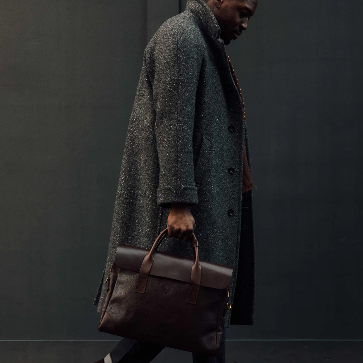 Leather Brief - Brown
