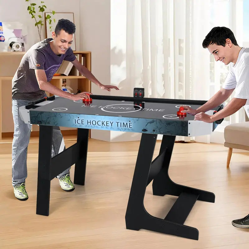 56-Inch Air Hockey Table  Arcade-Style Game with Digital LED Scoreboard