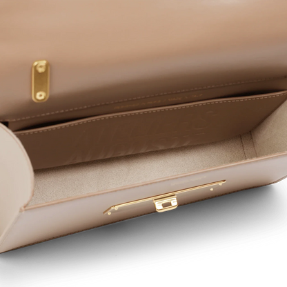 Alma - Cuir Box Taupe