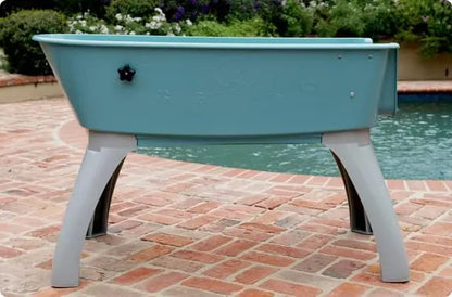 Booster Bath X-Large Elevated Pet Bathing Station  Blue Ergonomic Wash Platform