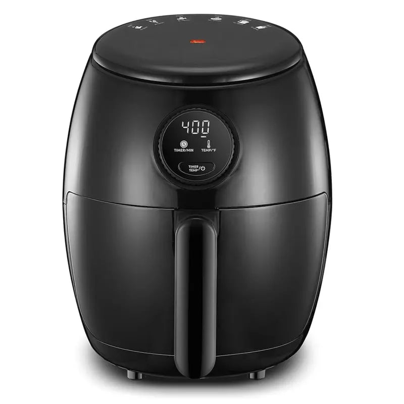 2.1-Quart Digital Air Fryer with Programmable Timer and Dishwasher-Safe Nonstick Basket
