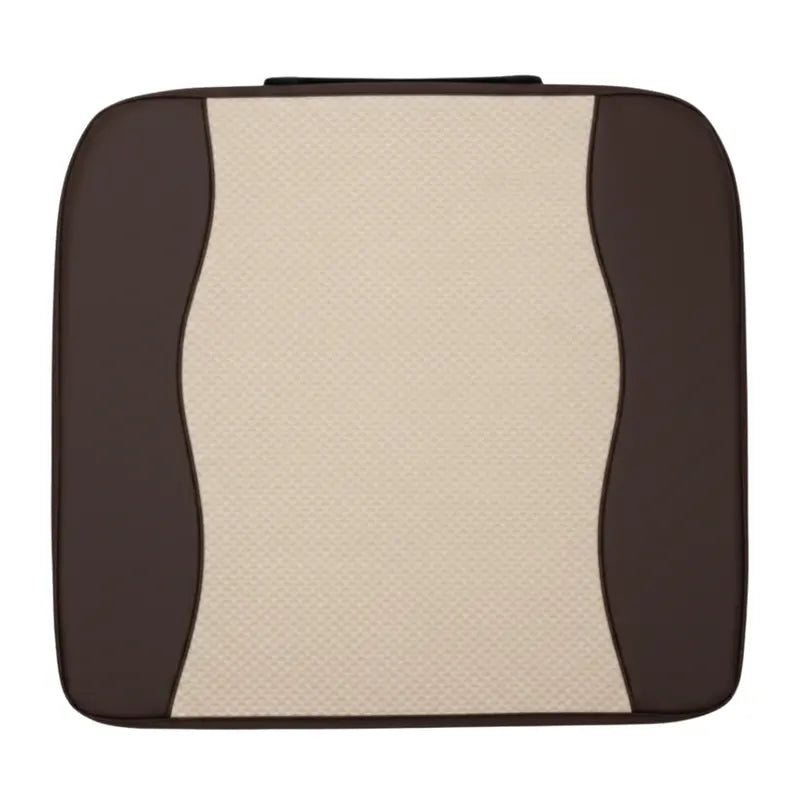 Contoured Memory Foam Car Seat Cushion  Non-Slip Base, 18 x 17 Inches