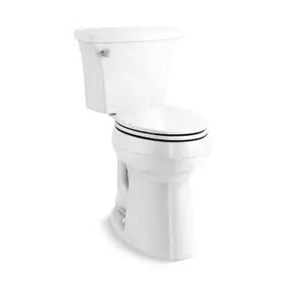 Highline Arc Two-Piece Elongated Toilet  1.28 GPF Single-Flush System in White (Includes Seat)