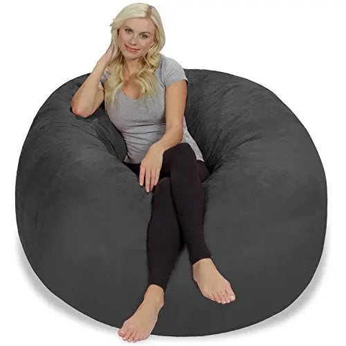 Chill Sack Bean Bag Chair: Giant 5  Memory Foam Furniture Bean Bag