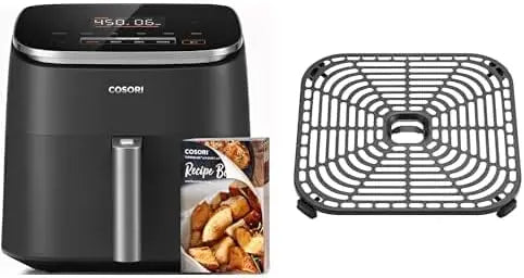 COSORI Compact 6-Quart 9-in-1 Air Fryer  Turbo-Speed Performance with Even Heat Distribution