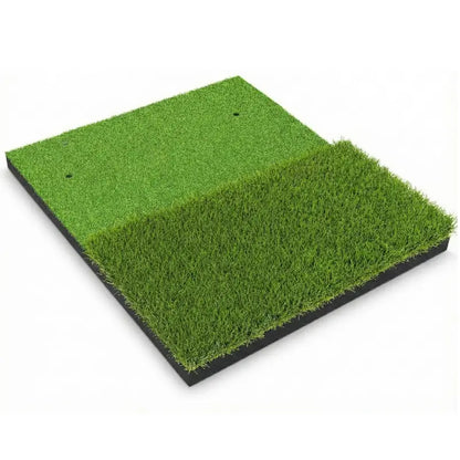 Dual-Surface Foldable Golf Practice Mat  Indoor/Outdoor Turf for Drills and Short Game