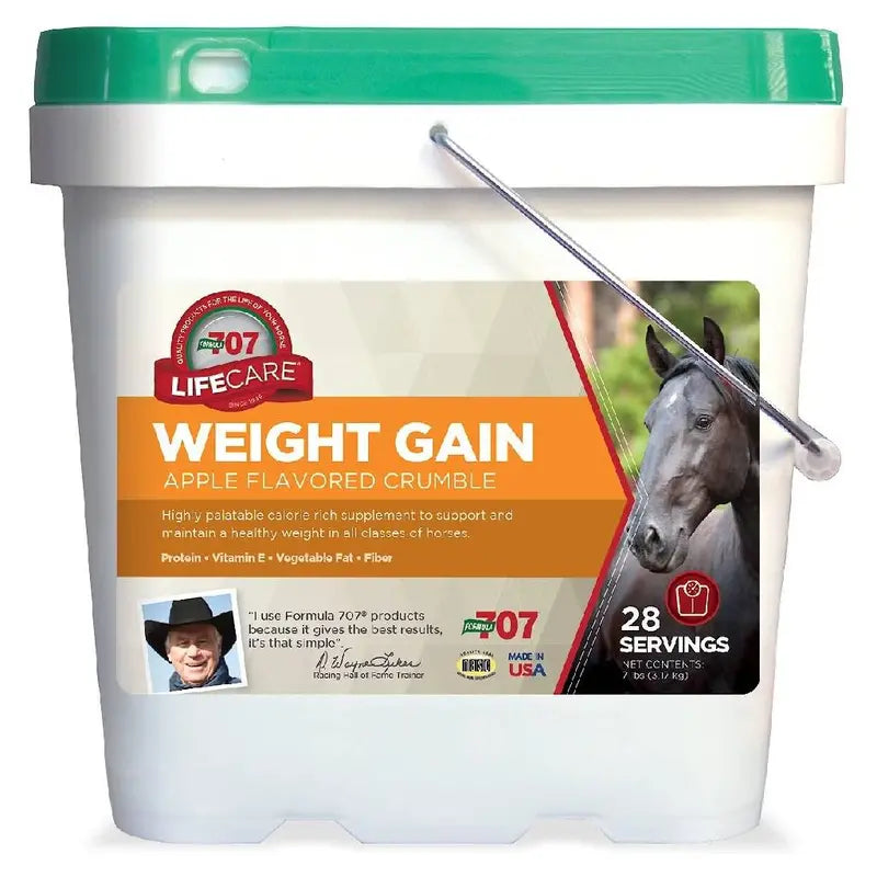 Formula 707 Horse Weight Gain Supplement, 7lb, 28 Servings  High-Calorie, Muscle & Digestive Support