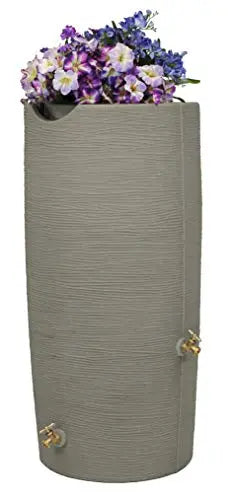 Good Ideas Impressions Stone 50 Gallon Rain Saver  Sandstone