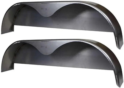 2025 Tandem-Axle Steel Trailer Fender Set  72″ x 10.75″, Welded Back Plate Design, Sold in Pairs