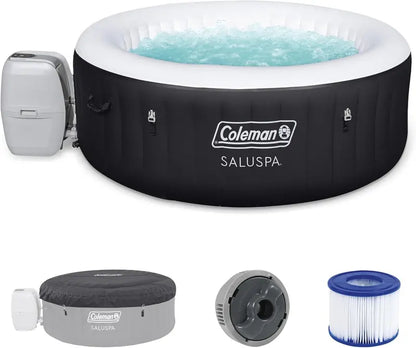 Coleman SaluSpa Miami Inflatable Hot Tub  24 Person, 120 AirJets, Insulated Cover, Portable Outdoor Spa