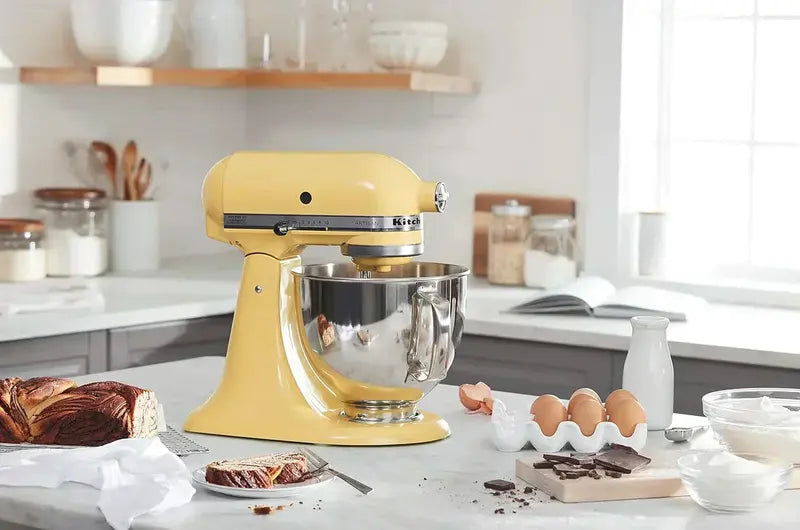 KitchenAid Artisan 5-Quart Tilt-Head Stand Mixer Featuring Pouring Spout