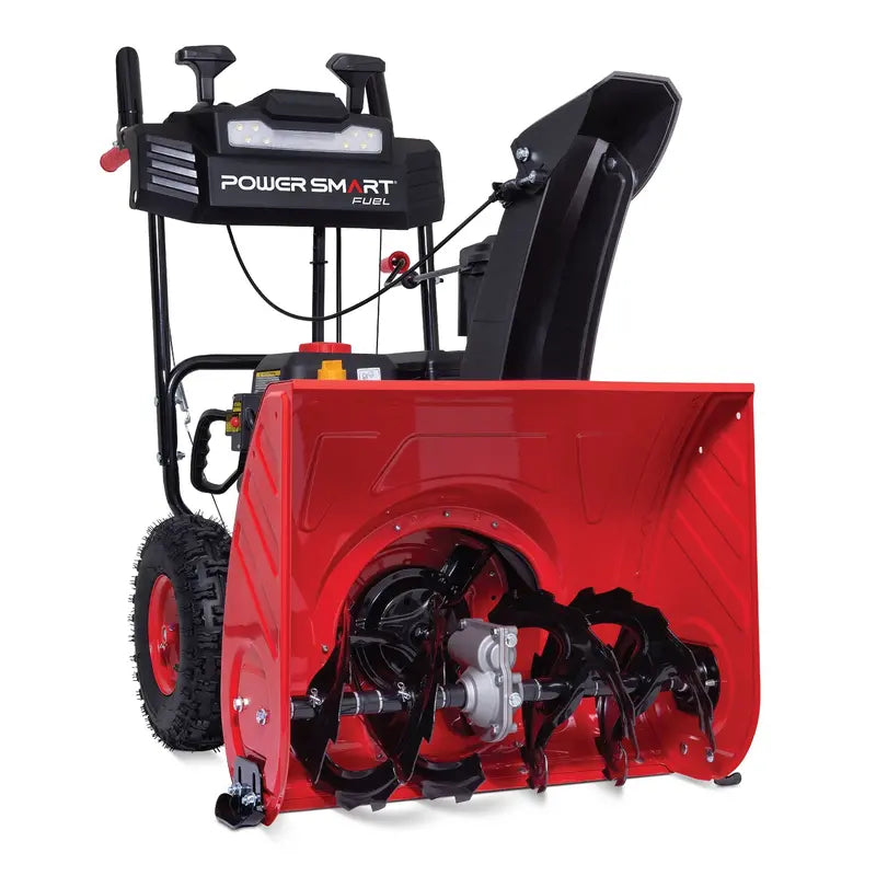 PowerSmart 24″ 212cc Gas Snow Blower with Electric Start & Variable Speed