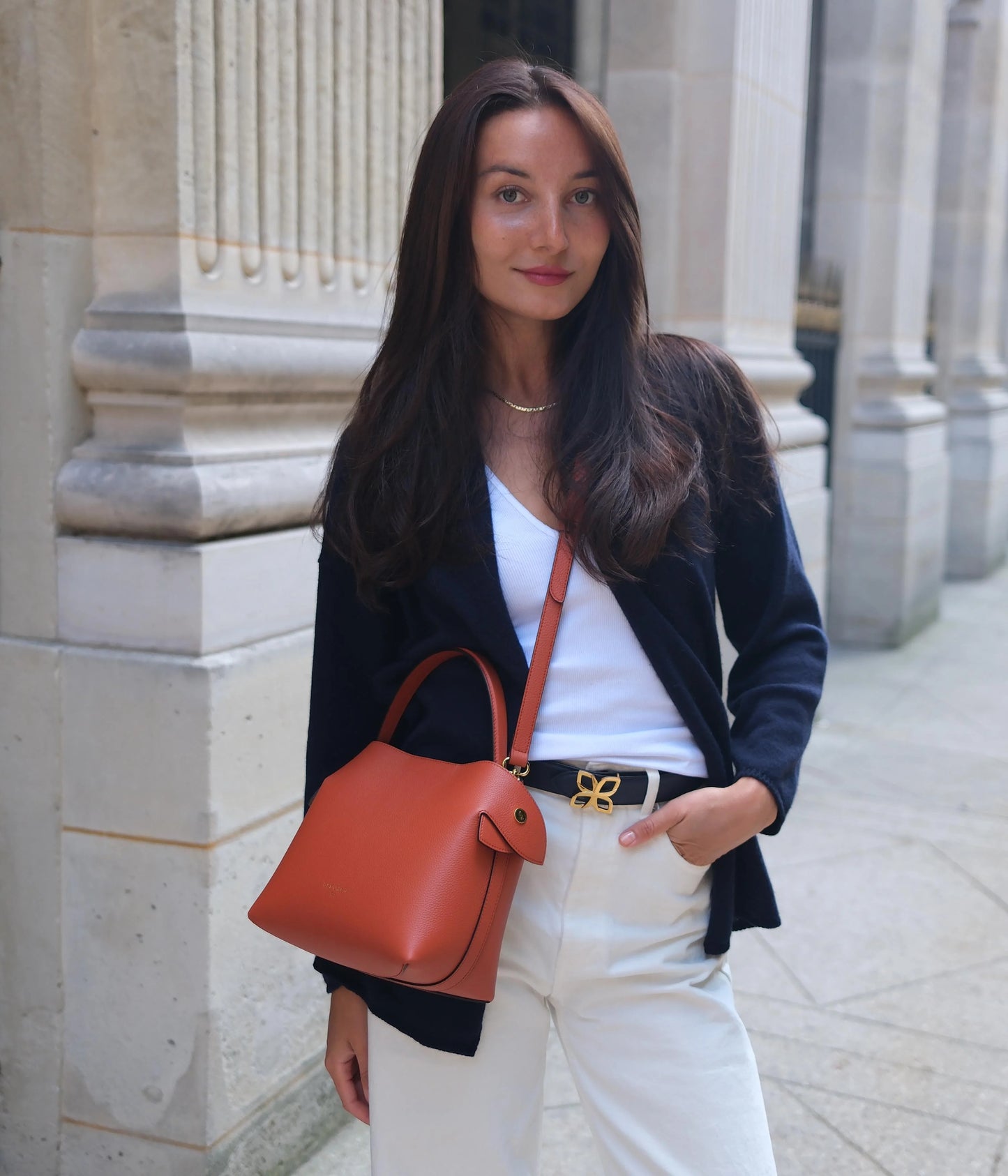 Medium Swann | Orange Brûlé
