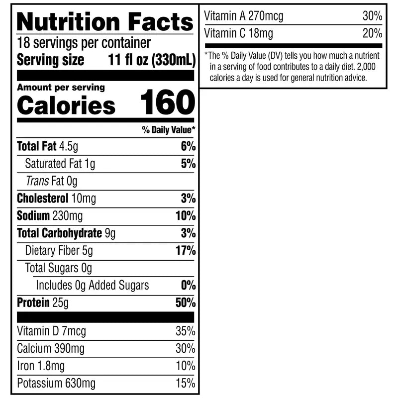 Muscle Milk Chocolate Protein Drink  11 Fluid Ounce Bottles, 18-Count Case for Convenient On-the-Go Nutrition