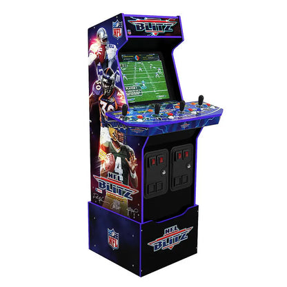 Arcade1Up NFL Blitz Arcade Cabinet  Licensed Football Action, Lit Marquee & Riser Included