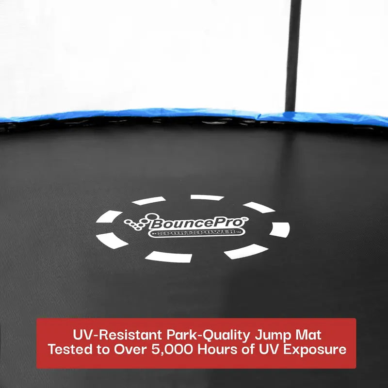 Bounce Pro 14-Foot Trampoline with Flash Lite Zone  LED-Illuminated Jumping Surface & Safety Enclosure