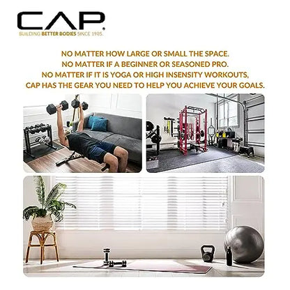 CAP Barbell 150-Pound Hex Dumbbell Set  Coated Weights with Vertical Storage Rack