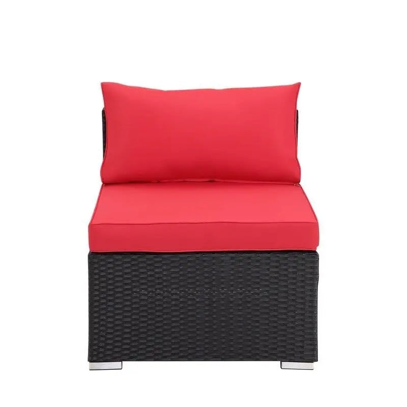Moshannon 6-Person All-Weather Wicker Outdoor Seating Group  Includes Premium Cushions