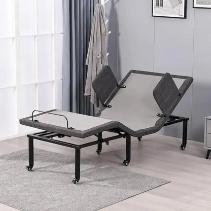 Adjustable Power Base Bed Frame  Hospital-Style Platform with Wireless Remote (Mattress Optional)