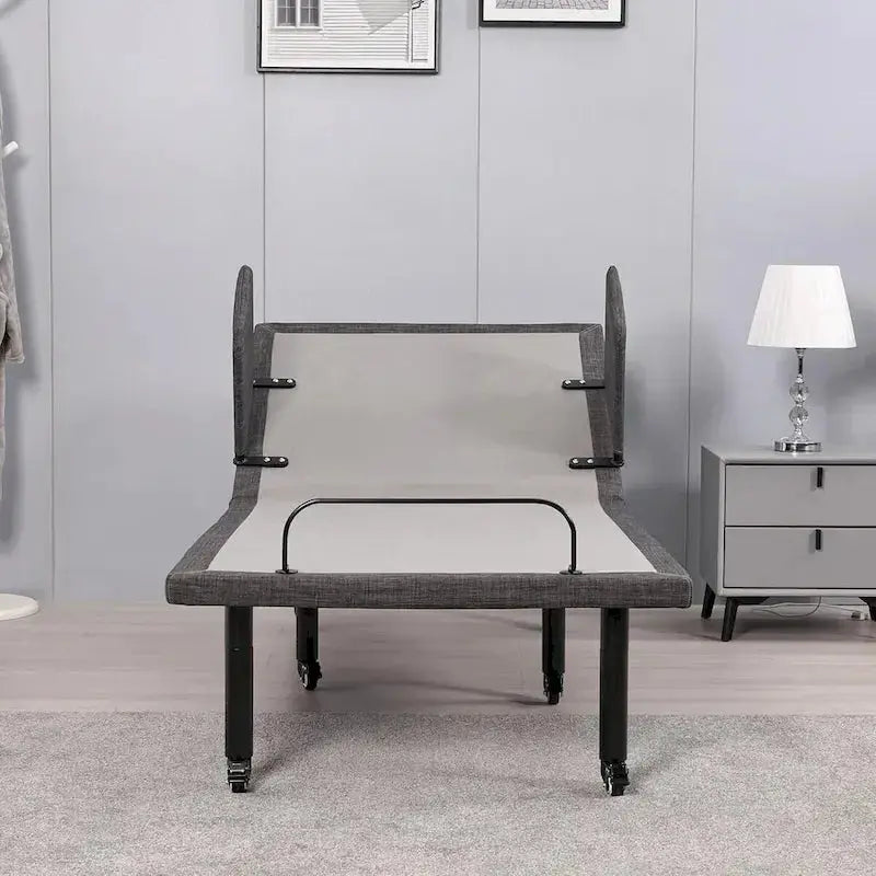 Adjustable Power Base Bed Frame  Hospital-Style Platform with Wireless Remote (Mattress Optional)