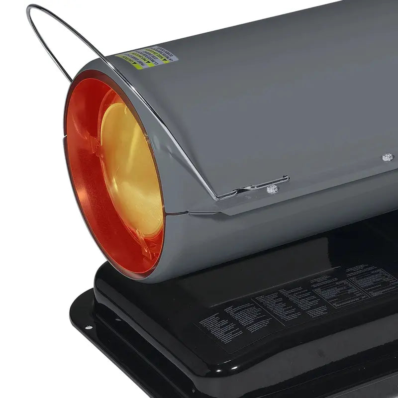 Delux 80,000 BTU Portable Kerosene Forced-Air Heater for Indoor and Outdoor Use