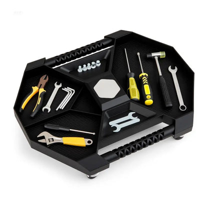 Mobile Workshop Caddy Tray with Four Locking Swivel Casters