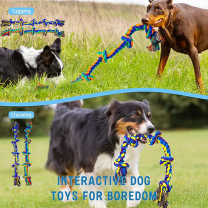 xl dog chew toys for aggressive chewers large breed 2 pack tough indestructible dog toys for aggressive chewers durable puppy chew toys for teething heavy duty cotton dog rope toys for large dogs353726