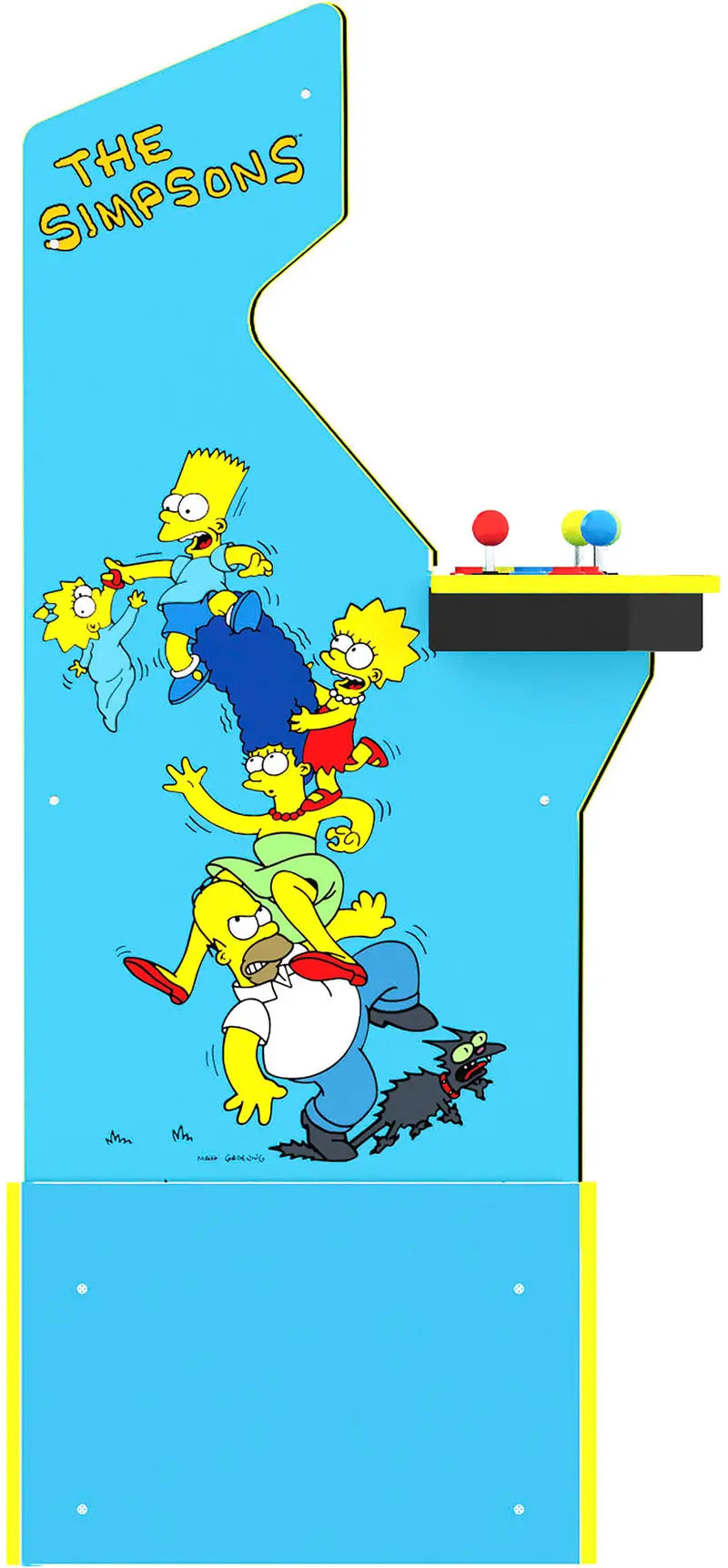 Arcade1Up The Simpsons 30th Anniversary Arcade  Collector’s Edition with Stool & Tin Packaging