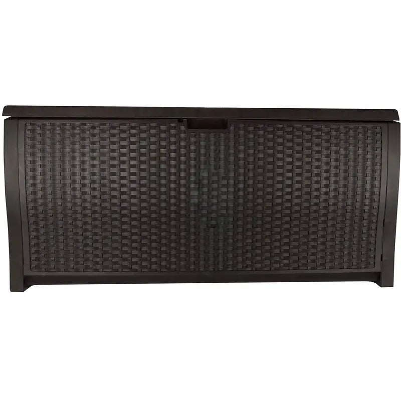 Suncast Resin 99-Gallon Deck Box  Mocha Brown  DBW9200