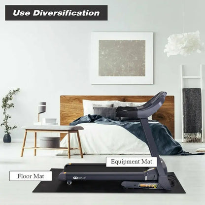 Premium Thick Treadmill Mat  36″ x 78″ High-Density Waterproof PVC for Hardwood Floors
