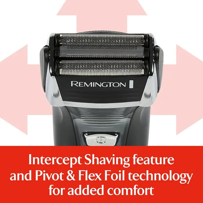 Remington F5 Cordless Rechargeable Foil Shaver for Men with Pivot &amp; Flex Technology, Black