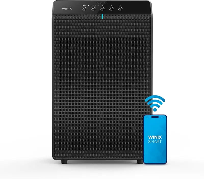 Winix 5510 Air Purifier: Upgraded True HEPA + Carbon Filter, App-Controlled Auto Mode, 1,881 sq. ft Coverage for Pet Allergens, Smoke & Odors