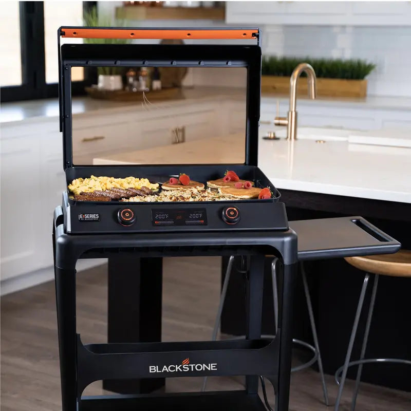 22″ Electric Tabletop Griddle with Prep Cart  E-Series
